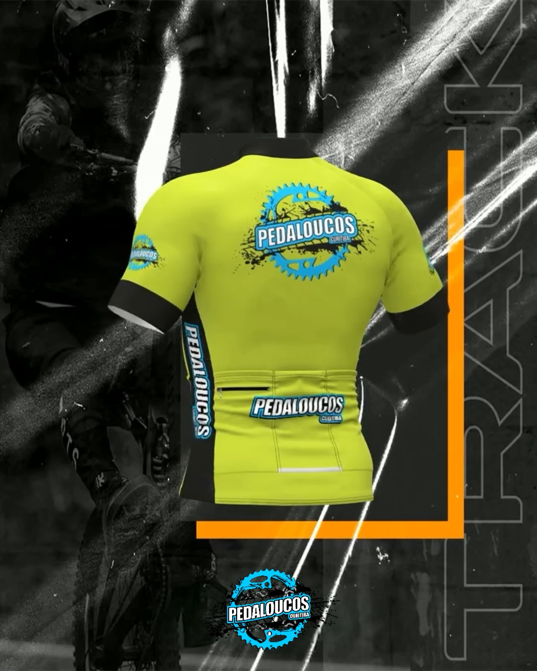 Modelo Elite - Camiseta de Ciclismo Pedaloucos Curitiba