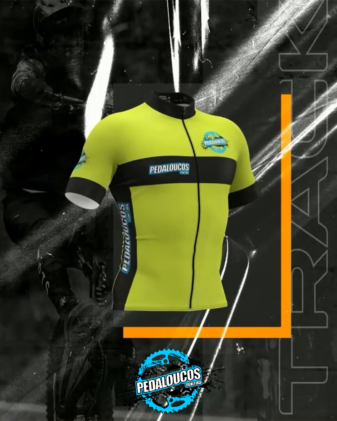 Modelo Elite - Camiseta de Ciclismo Pedaloucos Curitiba